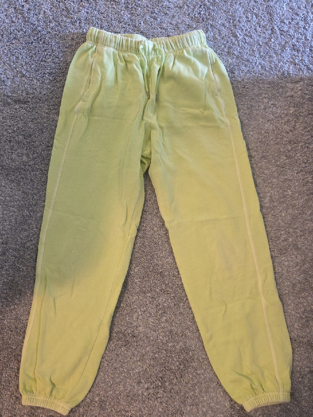 Old Navy Lime Green Jogger Sweatpants